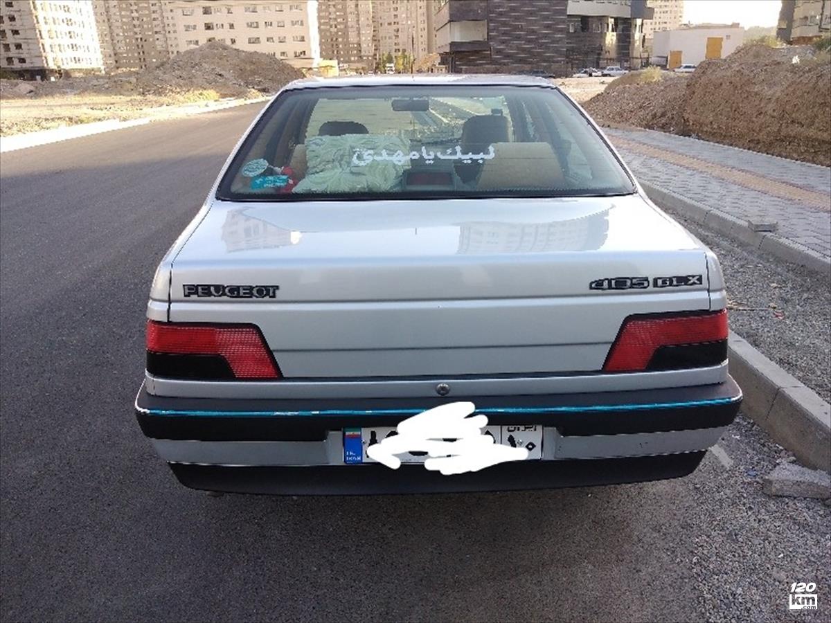 فروش پژو 405 GLX ۱۳۹۷ دوگانه سوز نقره ای بدون رنگ تهران چیتگر (۲۴ شهریور ۱۴۰۴)