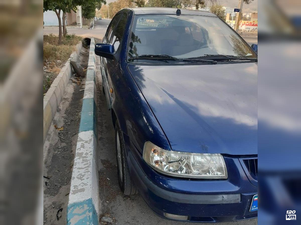فروش سمند LX EF7 ۱۳۹۱ دوگانه سوز (کم کارکرد) آبی دو لکه رنگ تهران اندیشه (۲۸ شهریور ۱۴۰۴)