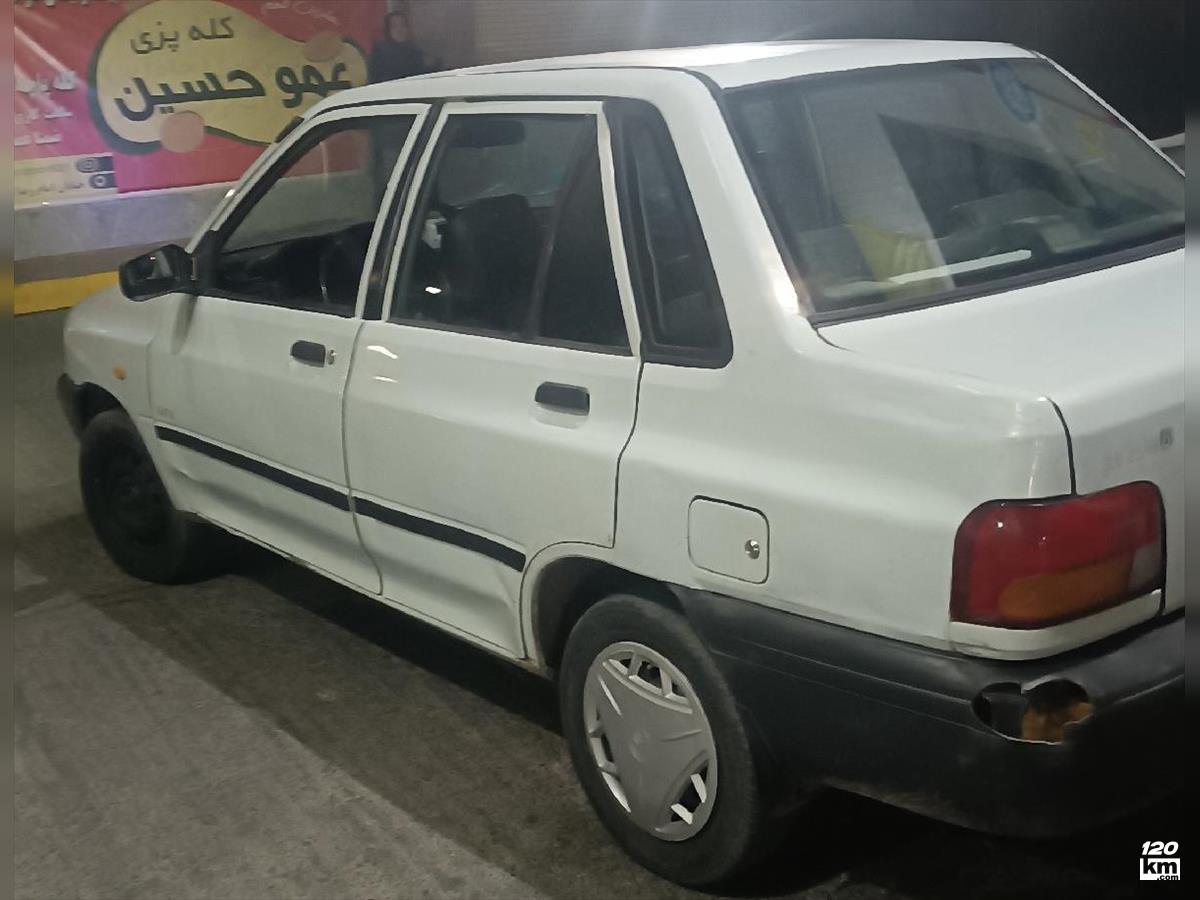 فروش پراید صندوقدار ۱۳۷۹ دوگانه سوز سفید گلگیر تعویض خراسان رضوی تربت حیدریه (۵ مهر ۱۴۰۴)