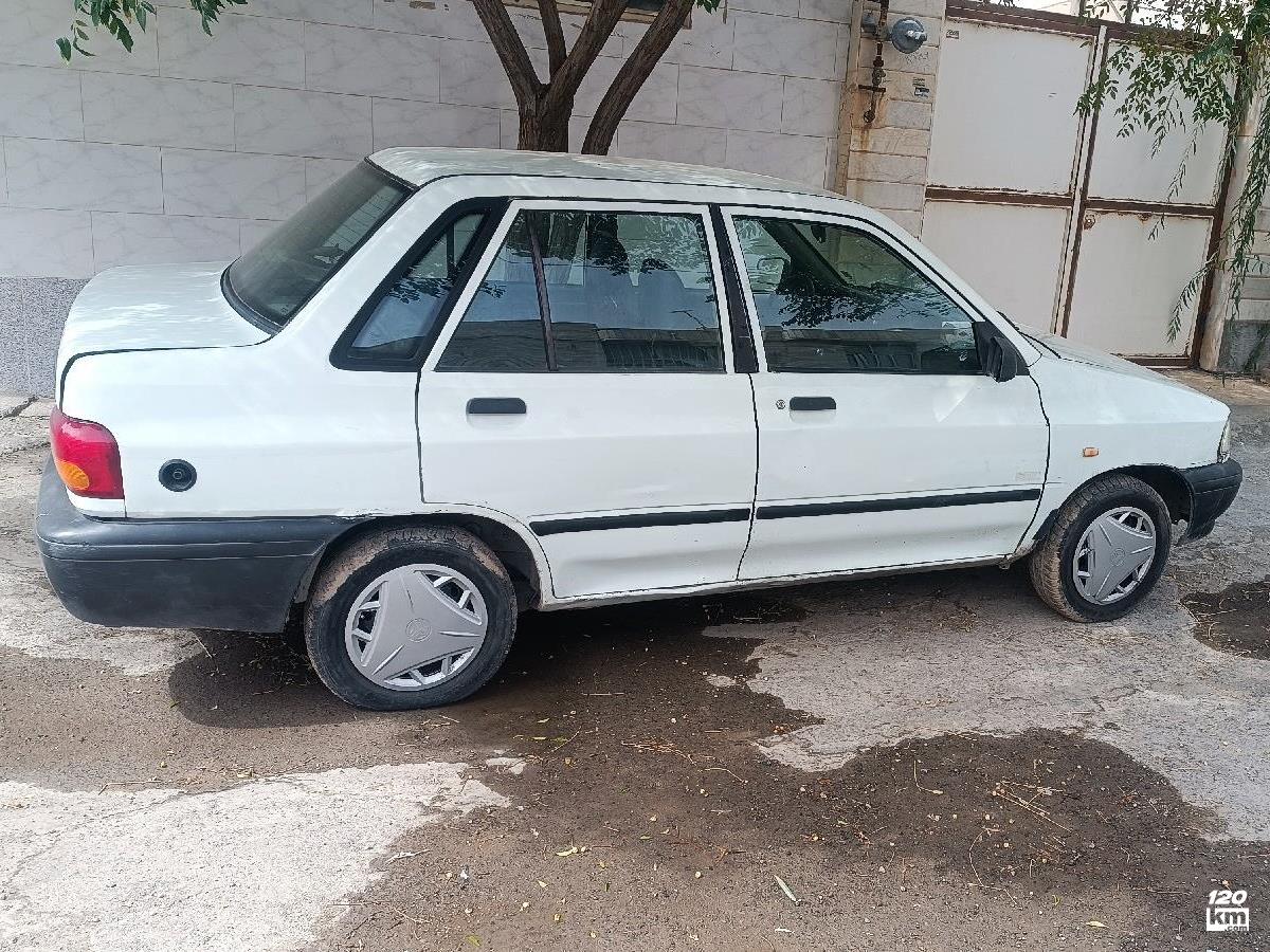 فروش پراید صندوقدار ۱۳۷۹ دوگانه سوز سفید گلگیر تعویض خراسان رضوی تربت حیدریه (۵ مهر ۱۴۰۴)