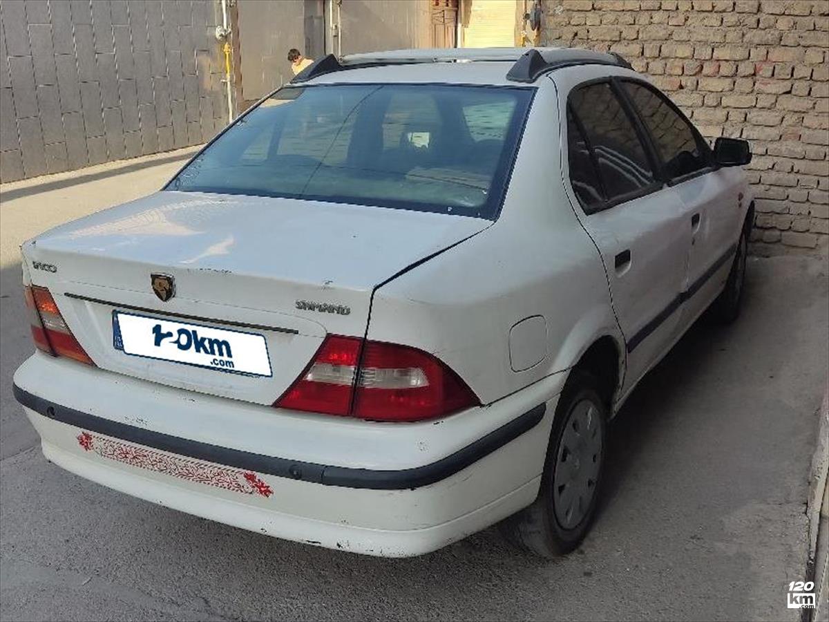 فروش سمند LX EF7 ۱۳۹۲ دوگانه سوز سفید دو لکه رنگ اصفهان خمینی شهر (۲ مهر ۱۴۰۴)