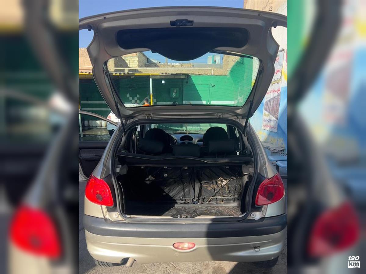 فروش پژو 206 تیپ 2 ۱۳۸۳ (کم کارکرد) بژ دور رنگ مازندران رامسر (۵ مهر ۱۴۰۴)