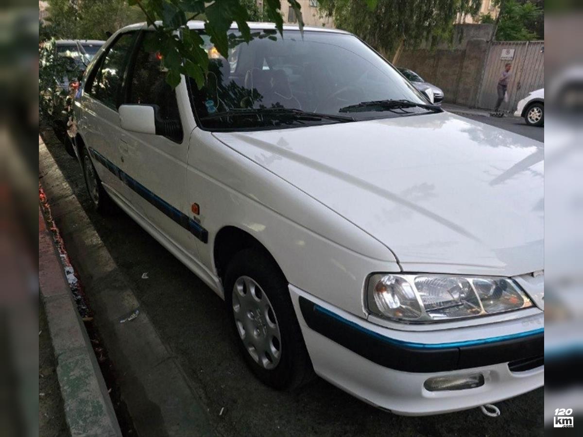 فروش پژو پارس LX ۱۳۹۰ سفید بدون رنگ تهران تجریش (۷ مهر ۱۴۰۴)