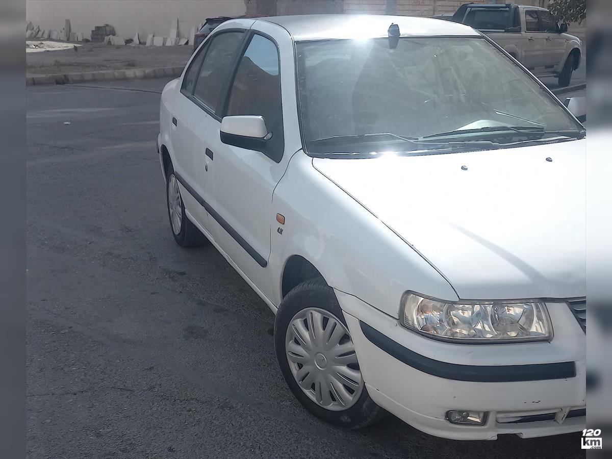 فروش سمند LX EF7 ۱۳۹۵ سفید دور رنگ مشهد بلوار الهیه (۷ مهر ۱۴۰۴)