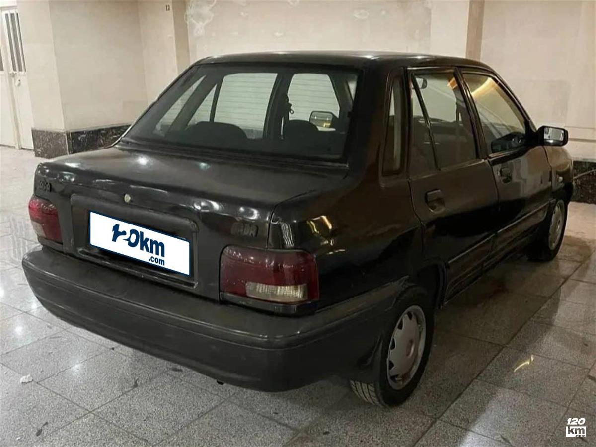 فروش پراید صندوقدار ۱۳۸۲ مشکی دور رنگ تهران پرند (۸ مهر ۱۴۰۴)