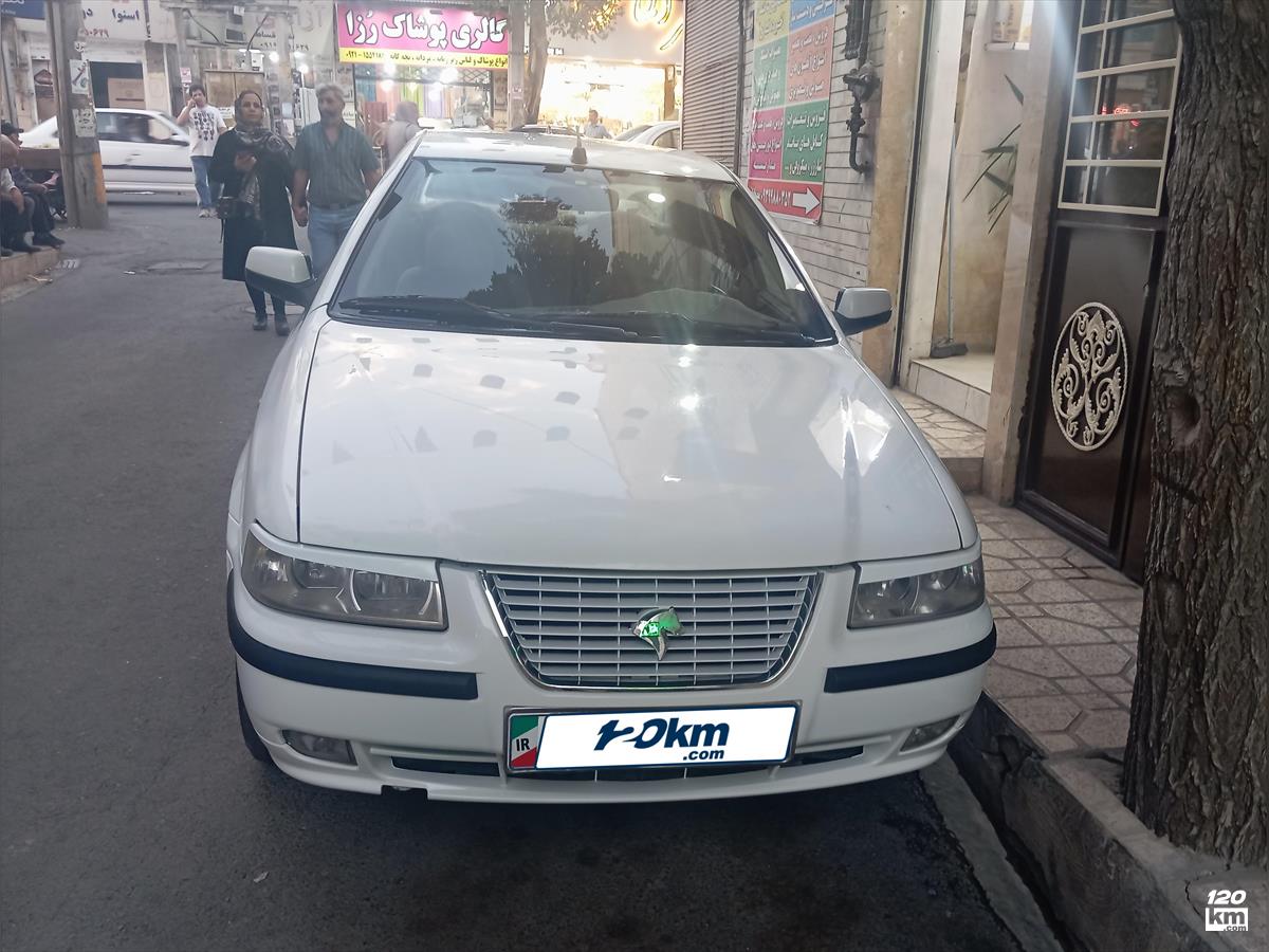 فروش سمند LX ۱۳۹۳ دوگانه سوز سفید چند لکه رنگ کرج حصارک (۹ مهر ۱۴۰۴)