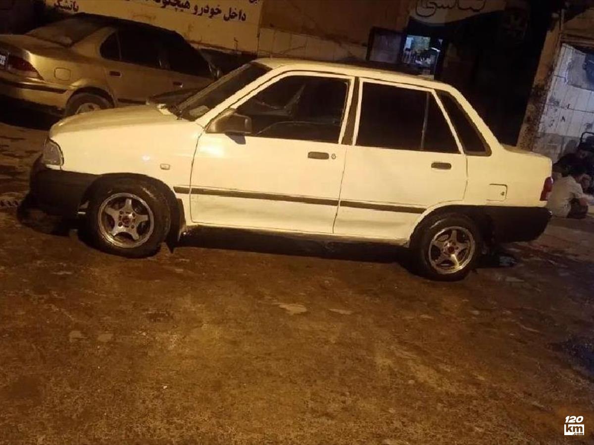 فروش پراید صندوقدار ۱۳۸۵ دوگانه سوز سفید دور رنگ مشهد ۱۷ شهریور (۹ مهر ۱۴۰۴)