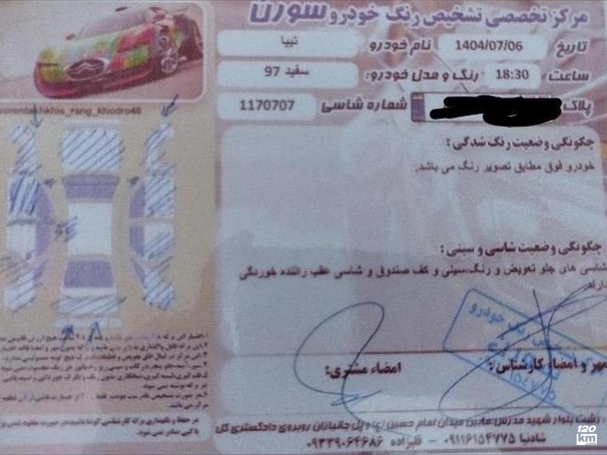 فروش تیبا 2  ۱۳۹۷ سفید کامل رنگ رشت دیانتی (۱۰ مهر ۱۴۰۴)