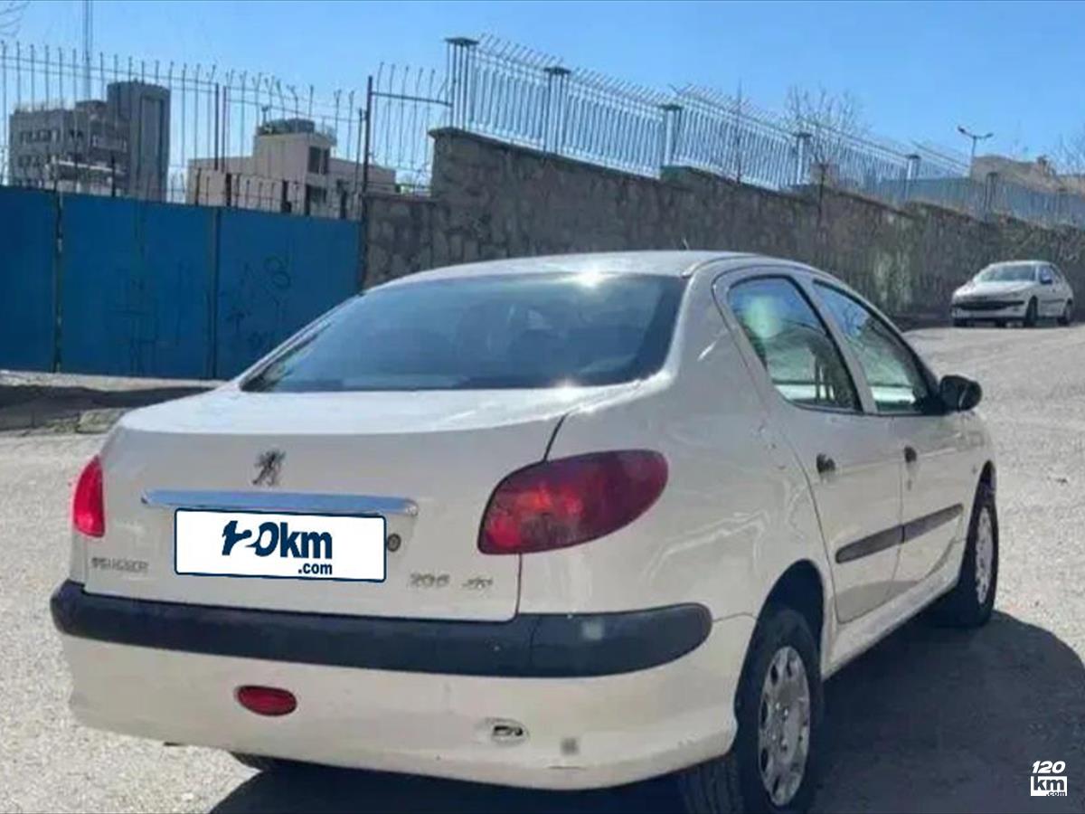 فروش پژو 206 تیپ 6 ۱۳۹۱ (کم کارکرد) سفید بدون رنگ تهران ابوذر (۱۸ مهر ۱۴۰۴)