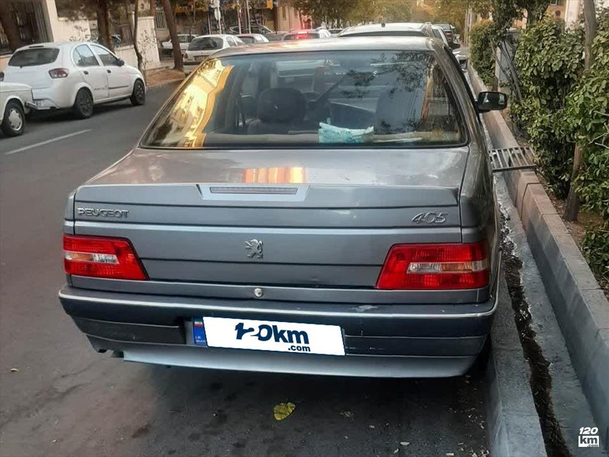 فروش پژو 405 SLX ۱۳۸۹ (کم کارکرد) طوسی بدون رنگ تهران تهرانپارس غربی (۲۰ مهر ۱۴۰۴)