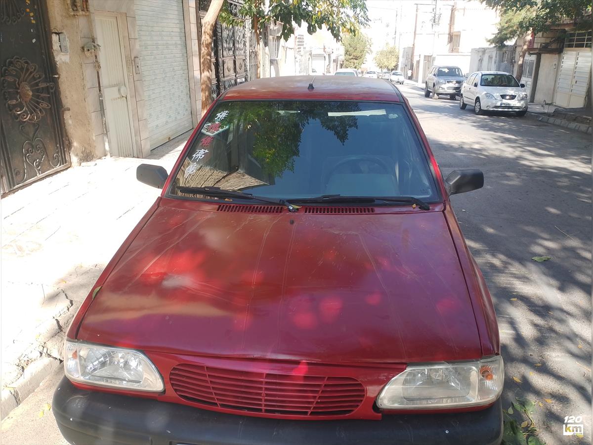 فروش پراید صندوقدار ۱۳۸۱ قرمز کامل رنگ مشهد فکوری (۲۷ مهر ۱۴۰۴)