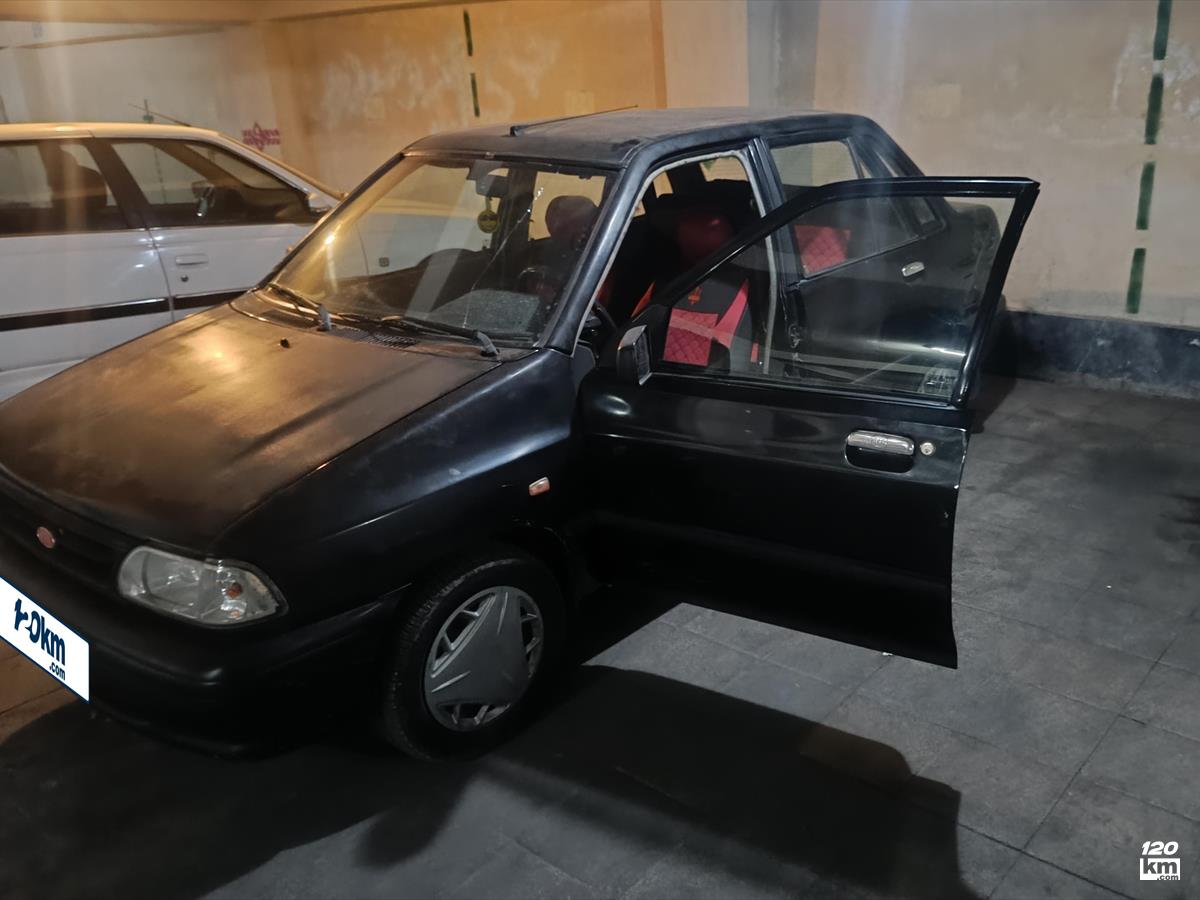 فروش پراید صندوقدار ۱۳۸۶ دوگانه سوز مشکی دور رنگ کرج مصباح (۲۸ مهر ۱۴۰۴)