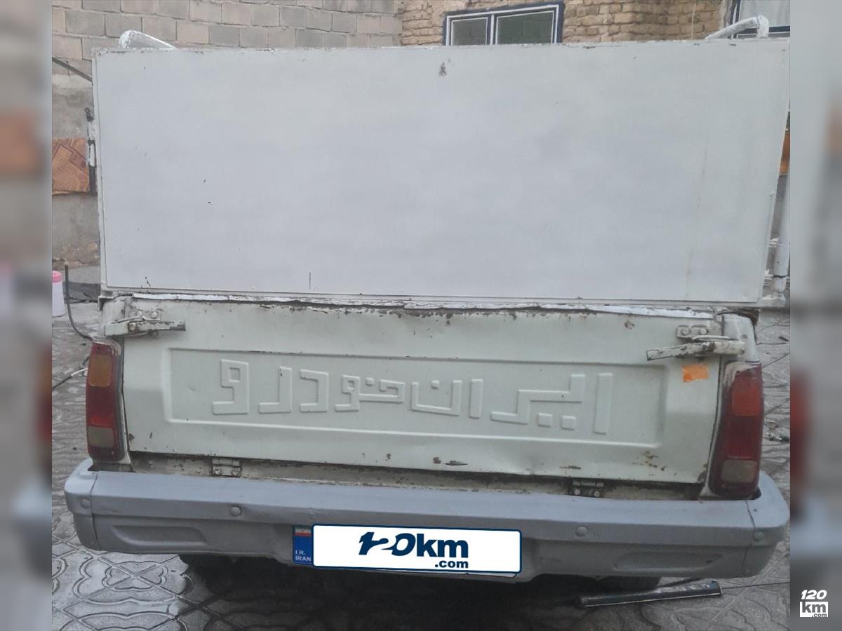 فروش پیکان وانت ۱۳۸۴ دوگانه سوز (کم کارکرد) سفید چند لکه رنگ همدان بهار (۱ آبان ۱۴۰۴)