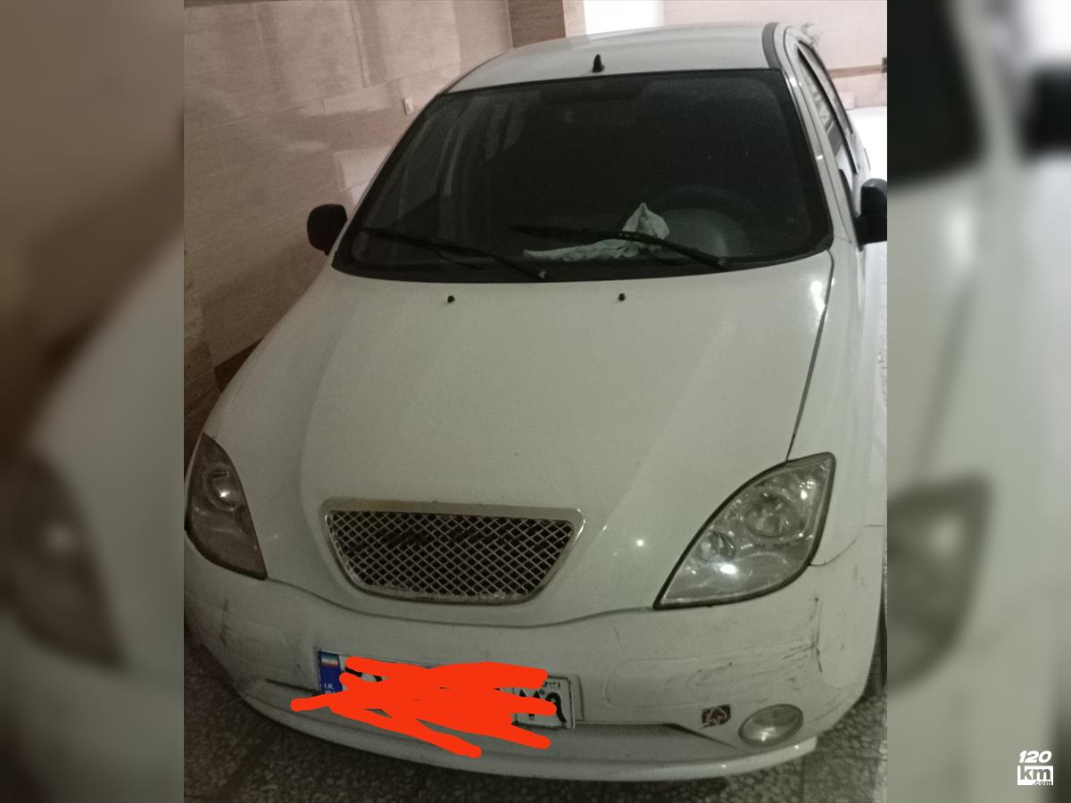 فروش تیبا صندوقدار ۱۳۹۱ سفید چند لکه رنگ قزوین الوند (۱ آبان ۱۴۰۴)