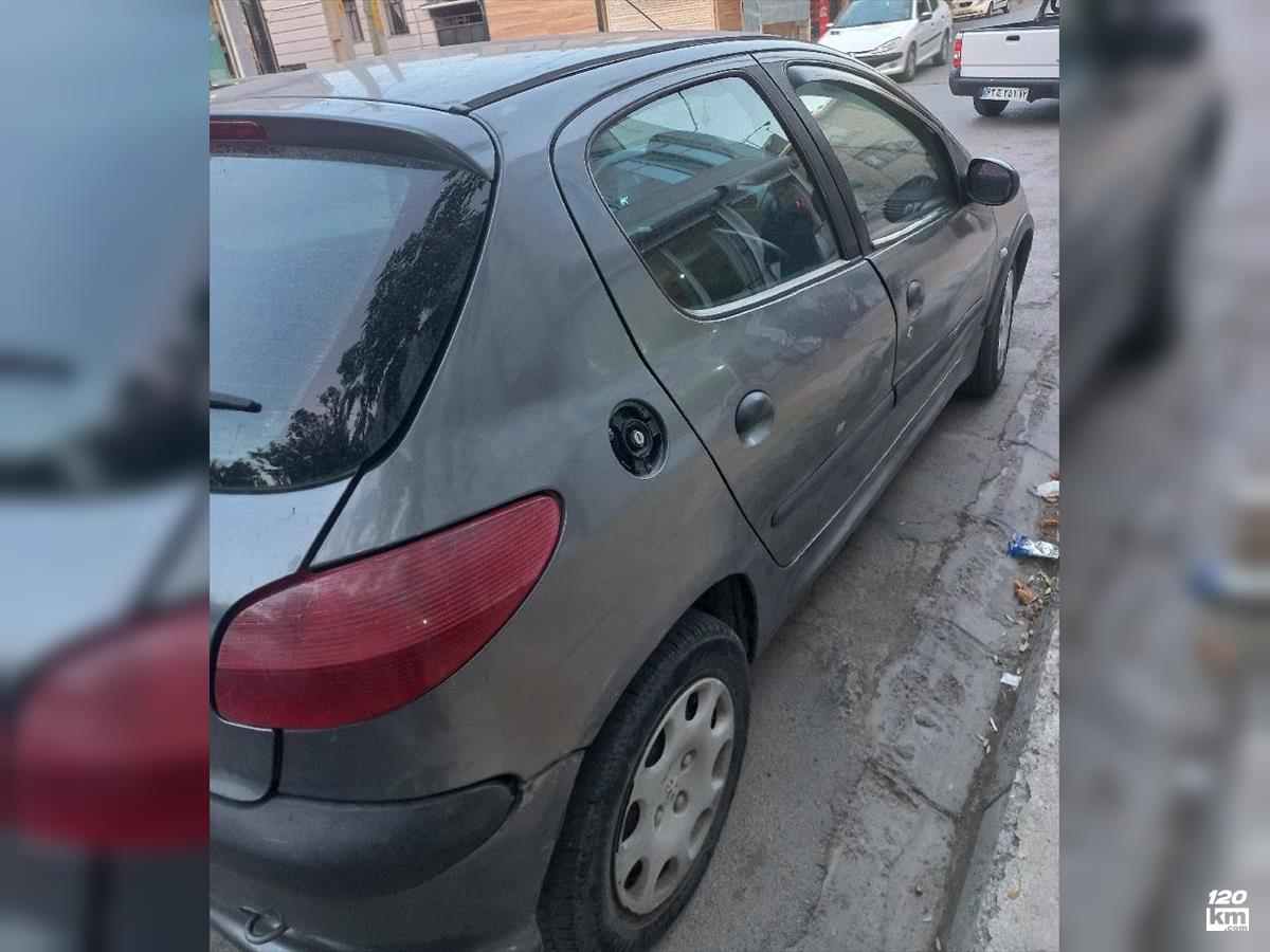 فروش پژو 206 تیپ 5 ۱۳۸۴ خاکستری دور رنگ خراسان رضوی قوچان (۱ آبان ۱۴۰۴)
