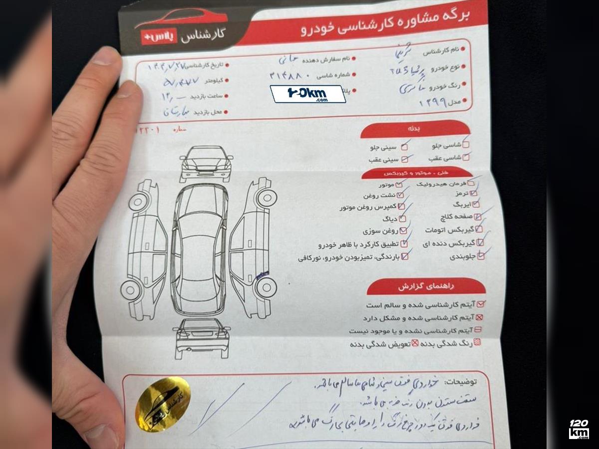 فروش پژو پارس LX ۱۳۹۹ خاکستری یک لکه رنگ تهران تهران ویلا (۴ آبان ۱۴۰۴)