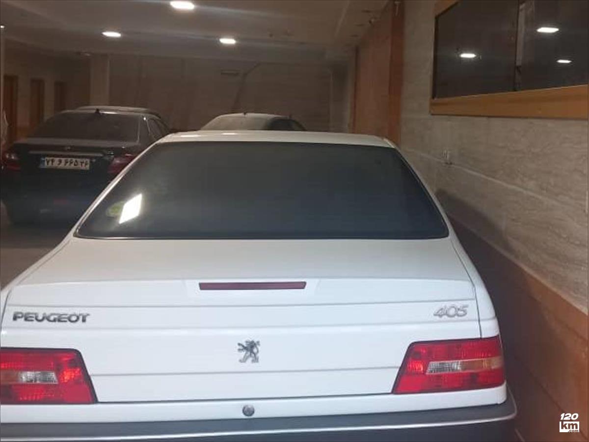 فروش پژو 405 SLX ۱۳۹۹ (کم کارکرد) سفید بدون رنگ مشهد احمدآباد (۵ آبان ۱۴۰۴)
