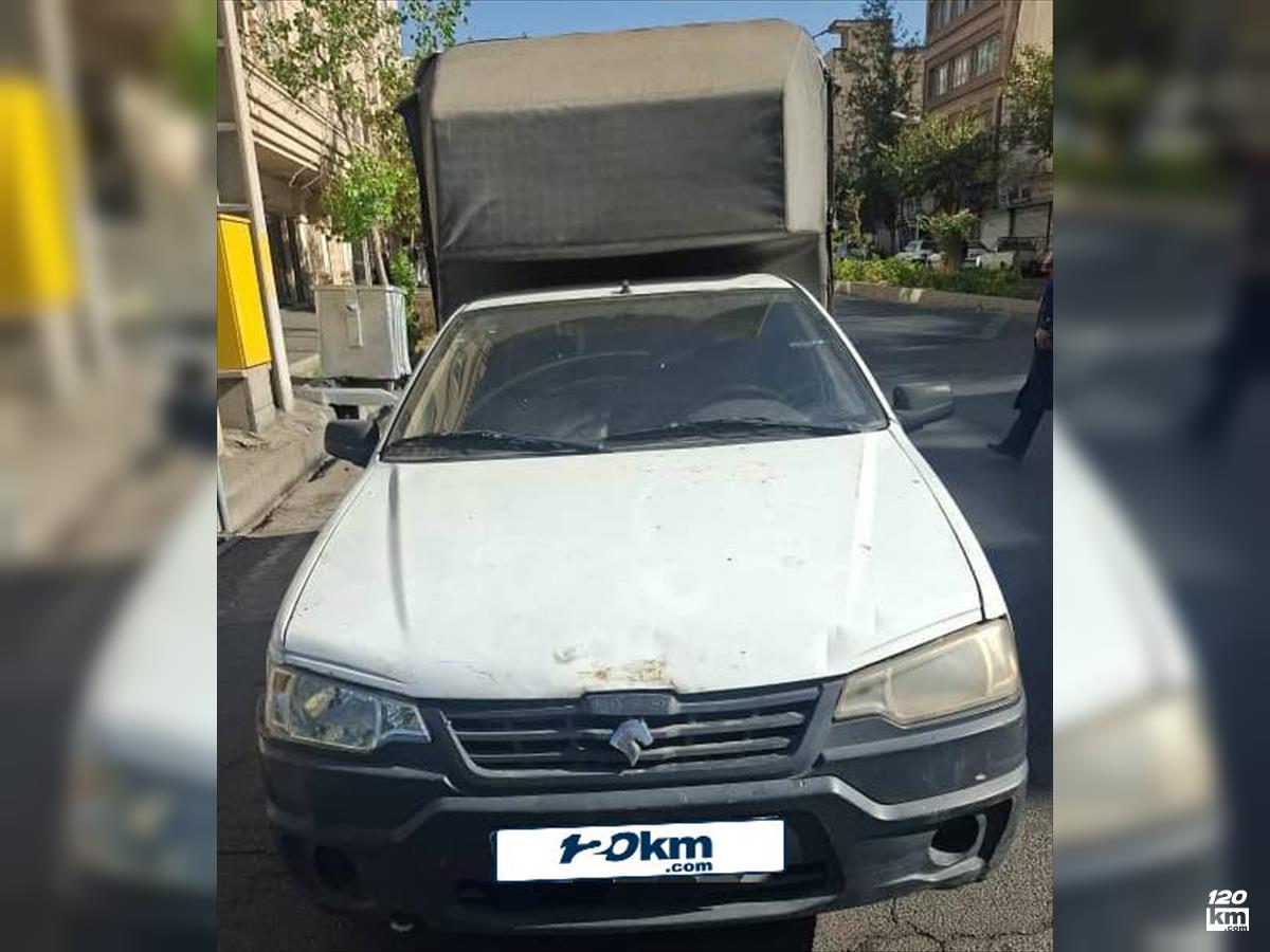 فروش وانت آریسان ۱۳۹۴ دوگانه سوز سفید بدون رنگ تهران ازگل (۶ آبان ۱۴۰۴)