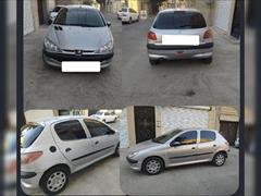 120km.com | فروش پژو، 206، تیپ 2، مدل ۱۳۸۳، نقره ای، کرج، محمد شهر