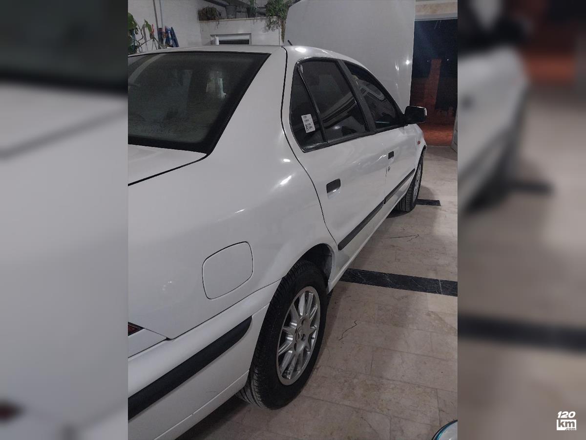 فروش سمند LX ۱۳۹۳ سفید دو لکه رنگ مازندران آمل (۸ آبان ۱۴۰۴)