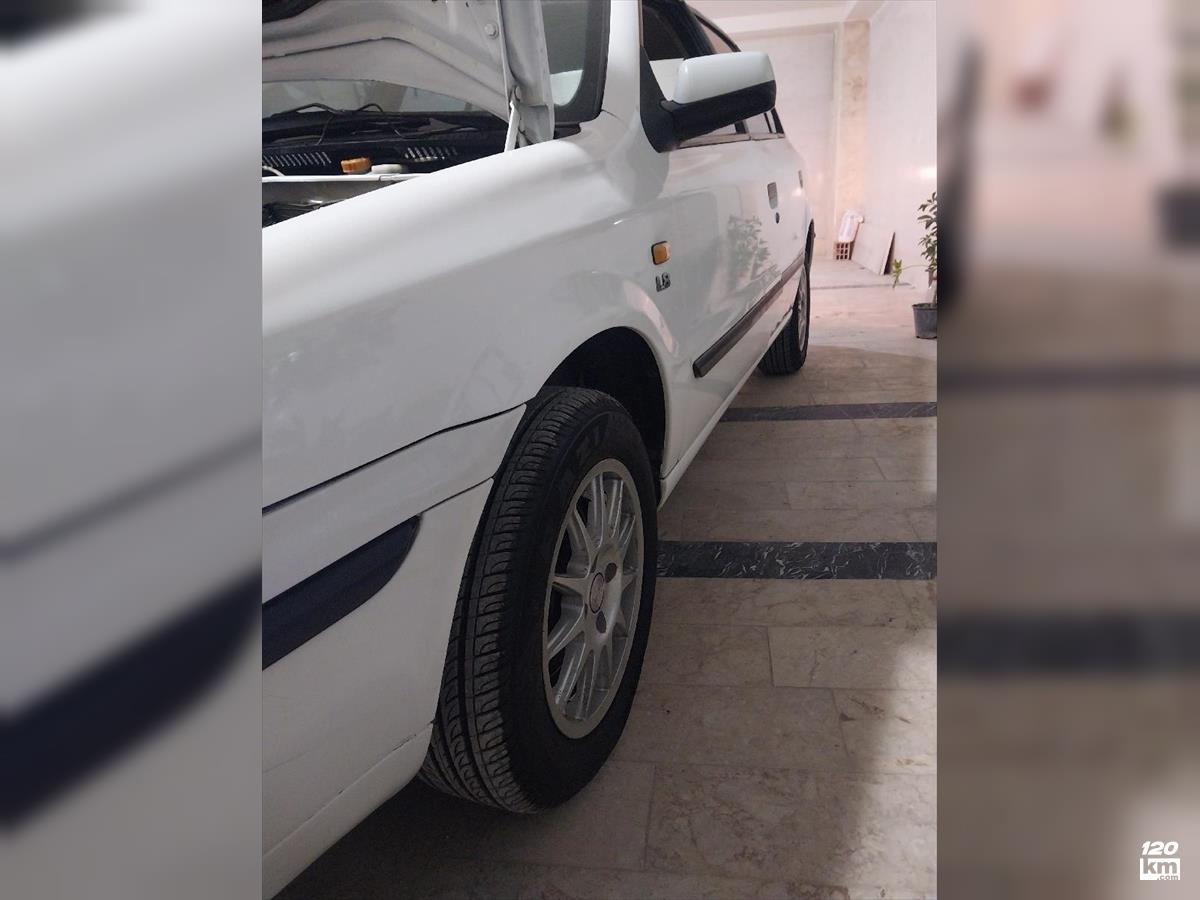فروش سمند LX ۱۳۹۳ سفید دو لکه رنگ مازندران آمل (۸ آبان ۱۴۰۴)