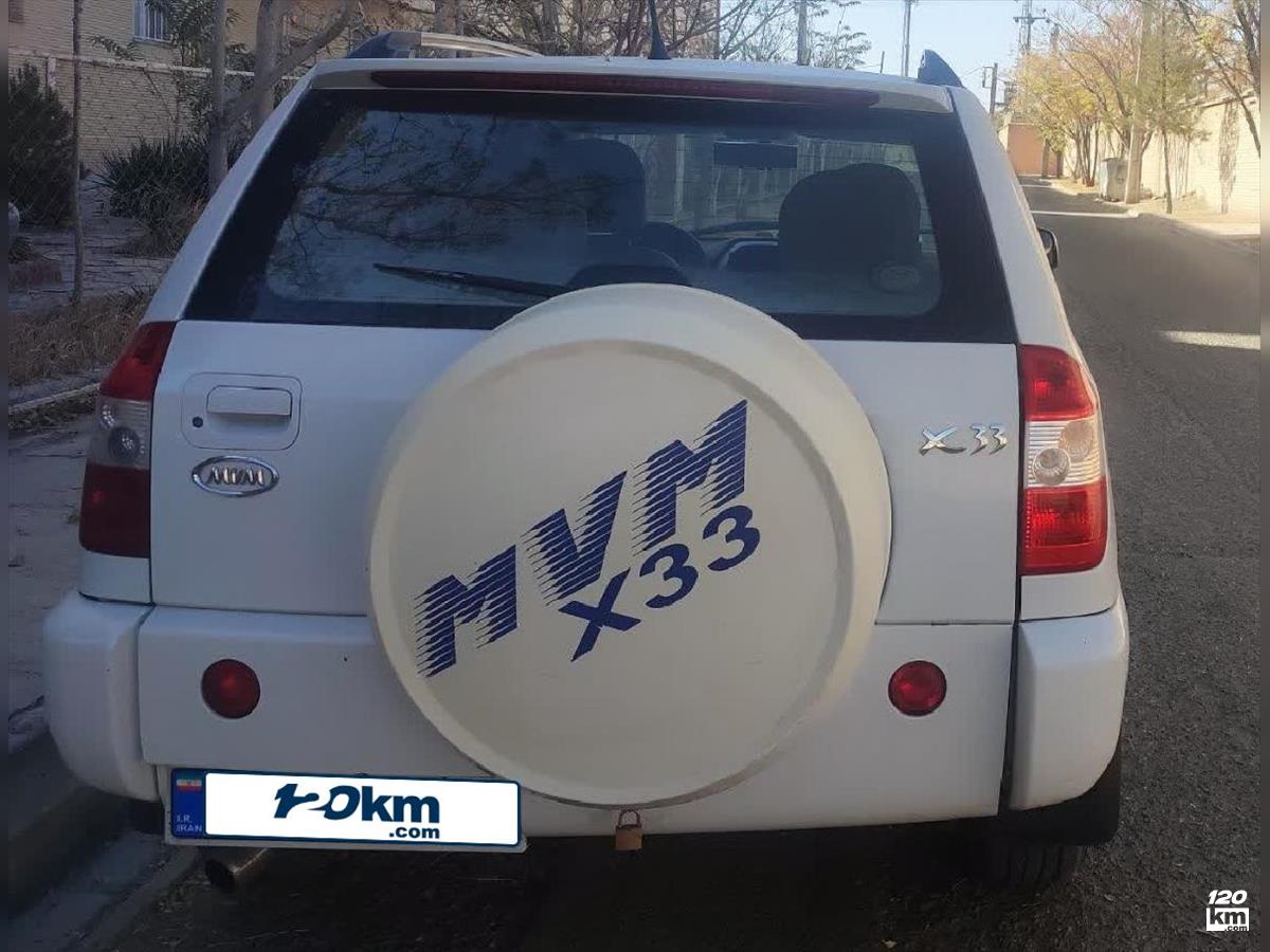 فروش ام وی ام X33 ۱۳۹۱ (کم کارکرد) سفید بدون رنگ خراسان رضوی تربت حیدریه (۱۱ آبان ۱۴۰۴)