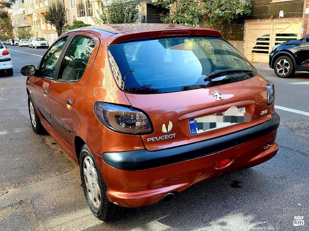 فروش پژو 206 تیپ 2 ۱۳۸۷ موکا دور رنگ تهران صادقیه (آریاشهر) (۱۳ آبان ۱۴۰۴)