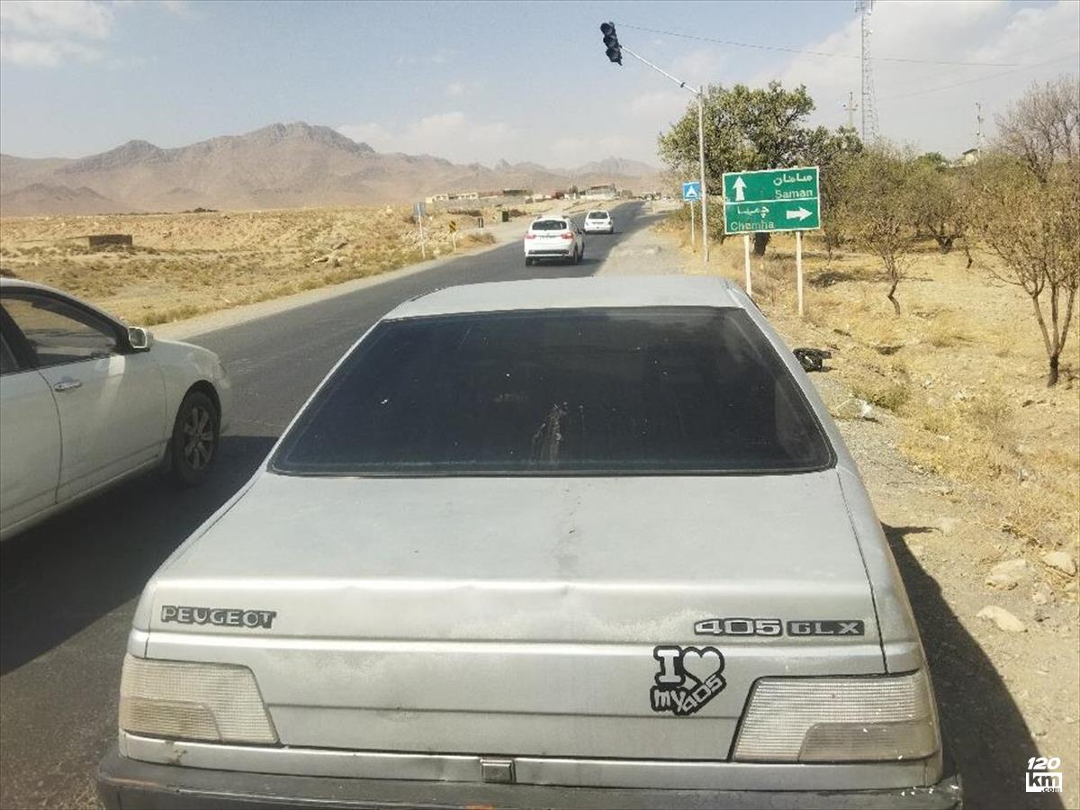 فروش پژو 405 GLX ۱۳۹۱ دوگانه سوز نقره آبی دور رنگ شهرکرد (۱۳ آبان ۱۴۰۴)