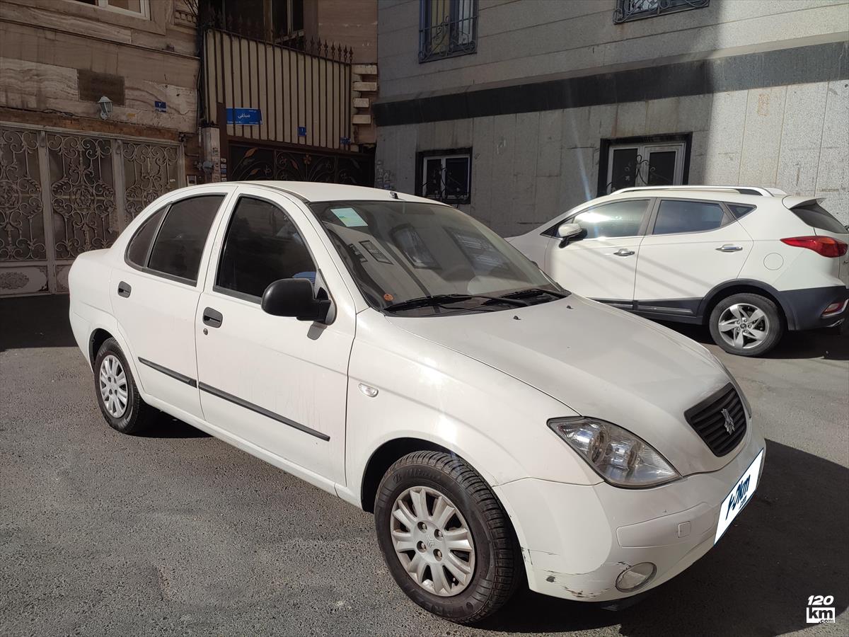 فروش تیبا صندوقدار ۱۳۹۷ سفید یک لکه رنگ تهران بریانک (۱۴ آبان ۱۴۰۴)