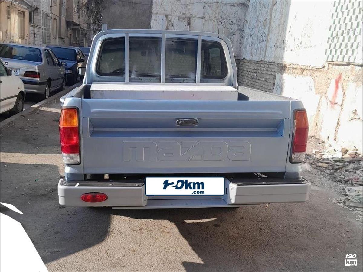 فروش مزدا وانت دو کابین ۱۳۹۰ دوگانه سوز نقره آبی دور رنگ کرج شاهین ویلا (۱۶ آبان ۱۴۰۴)