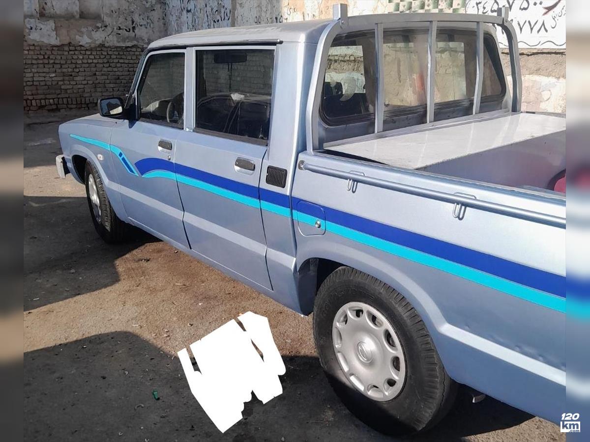 فروش مزدا وانت دو کابین ۱۳۹۰ دوگانه سوز نقره آبی دور رنگ کرج شاهین ویلا (۱۶ آبان ۱۴۰۴)