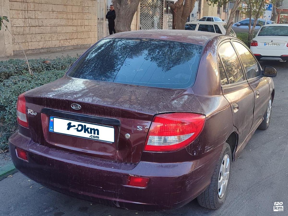 فروش کیا ریو ۱۳۸۵ زرشکی دور رنگ مشهد کلاهدوز (۱۷ آبان ۱۴۰۴)