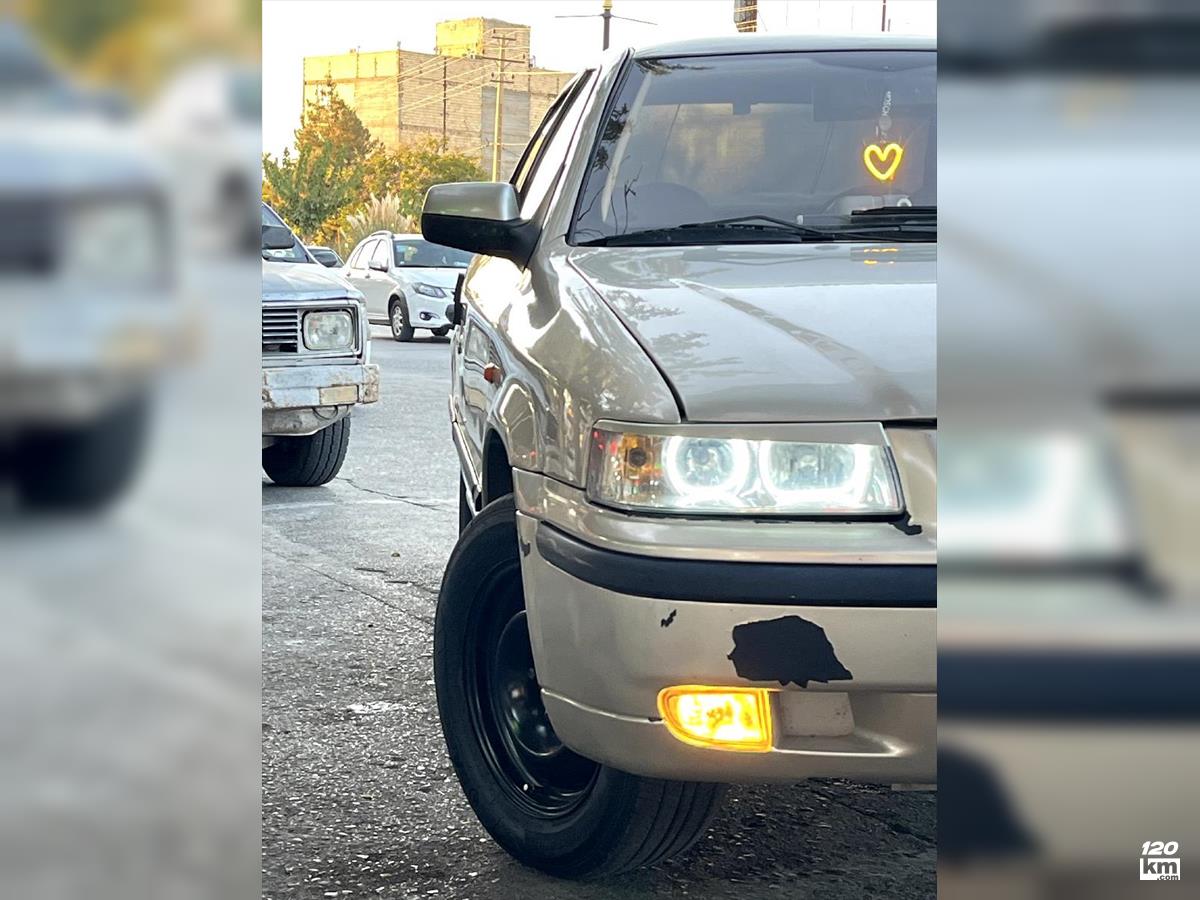 فروش سمند X7 ۱۳۸۳ دوگانه سوز بژ کامل رنگ خراسان رضوی باخرز (۱۷ آبان ۱۴۰۴)