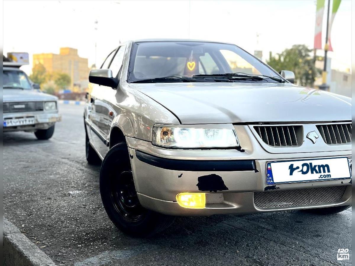 فروش سمند X7 ۱۳۸۳ دوگانه سوز بژ کامل رنگ خراسان رضوی باخرز (۱۷ آبان ۱۴۰۴)