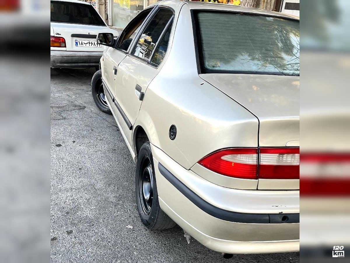 فروش سمند X7 ۱۳۸۳ دوگانه سوز بژ کامل رنگ خراسان رضوی باخرز (۱۷ آبان ۱۴۰۴)