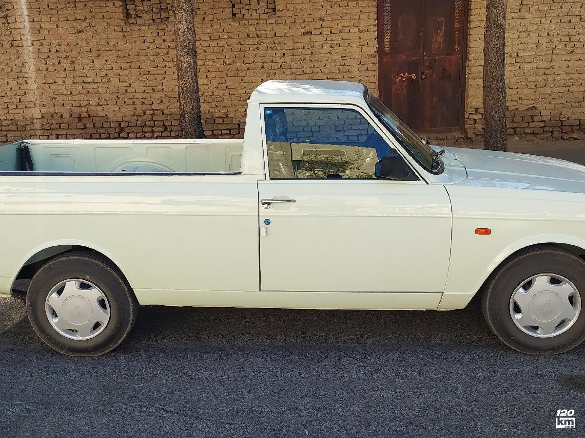 فروش پیکان وانت ۱۳۹۳ (کم کارکرد) سفید یخچالی بدون رنگ بیرجند (۲۲ آبان ۱۴۰۴)