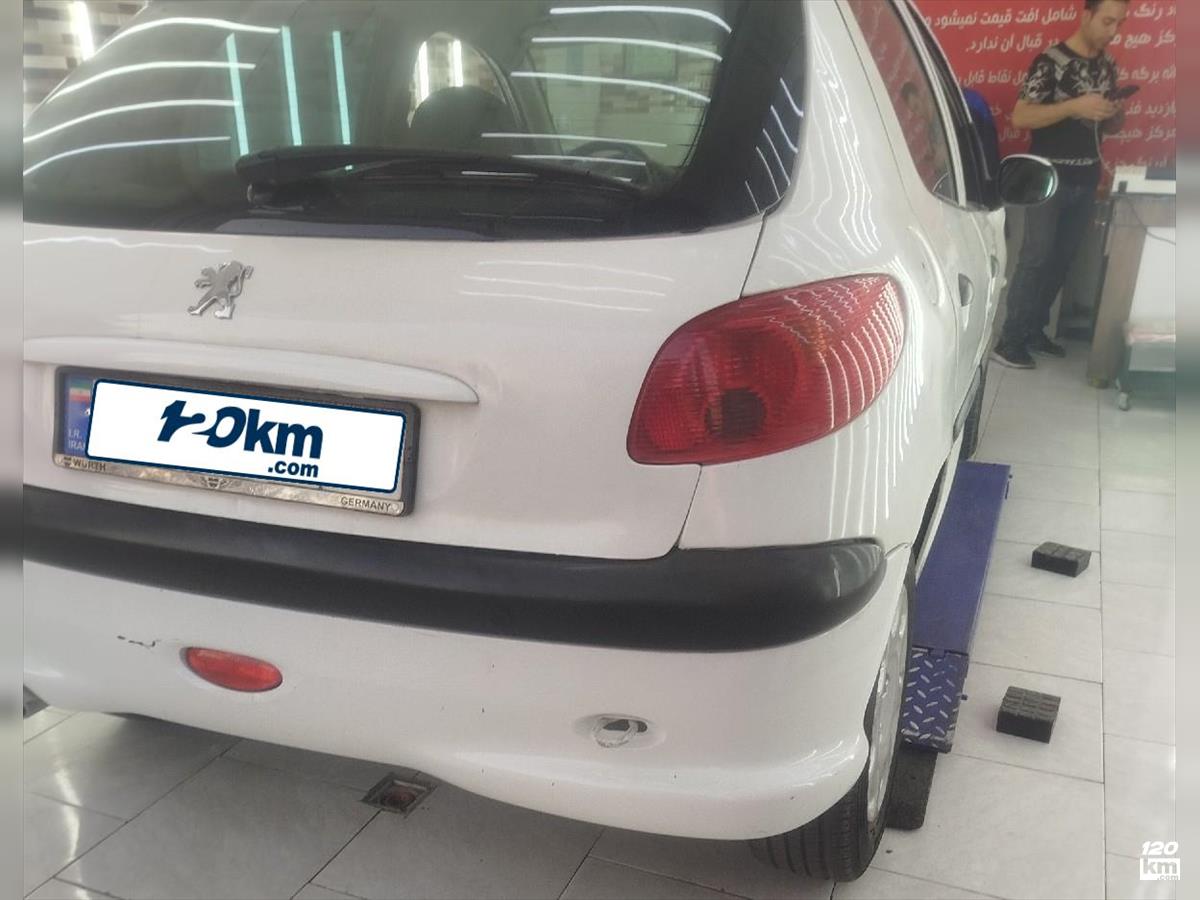 فروش پژو 206 تیپ 2 ۱۳۹۵ سفید چند لکه رنگ تهران افسریه (۲۵ آبان ۱۴۰۴)