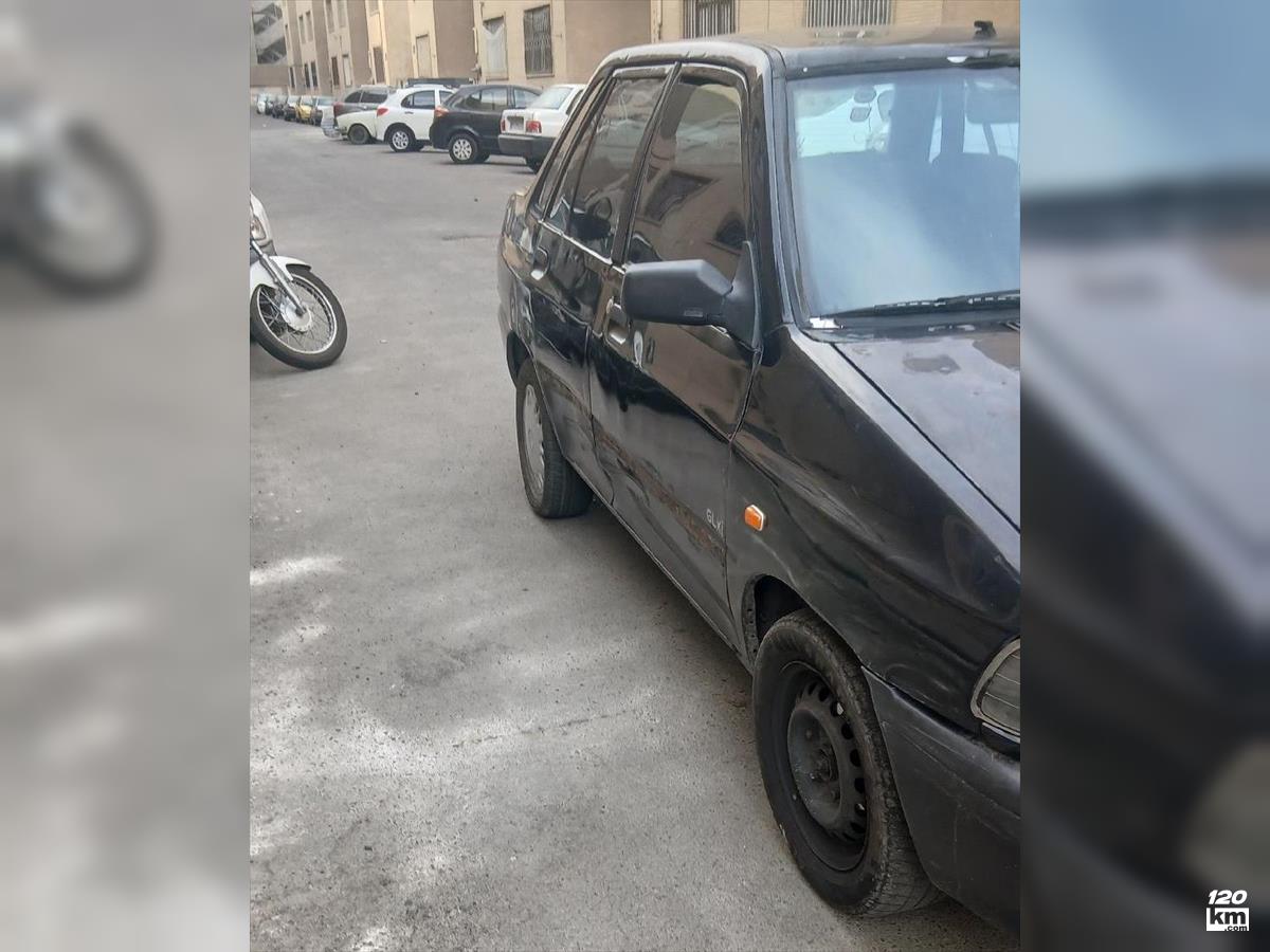 فروش پراید صندوقدار ۱۳۸۵ مشکی دور رنگ تهران آذری (۲۶ آبان ۱۴۰۴)