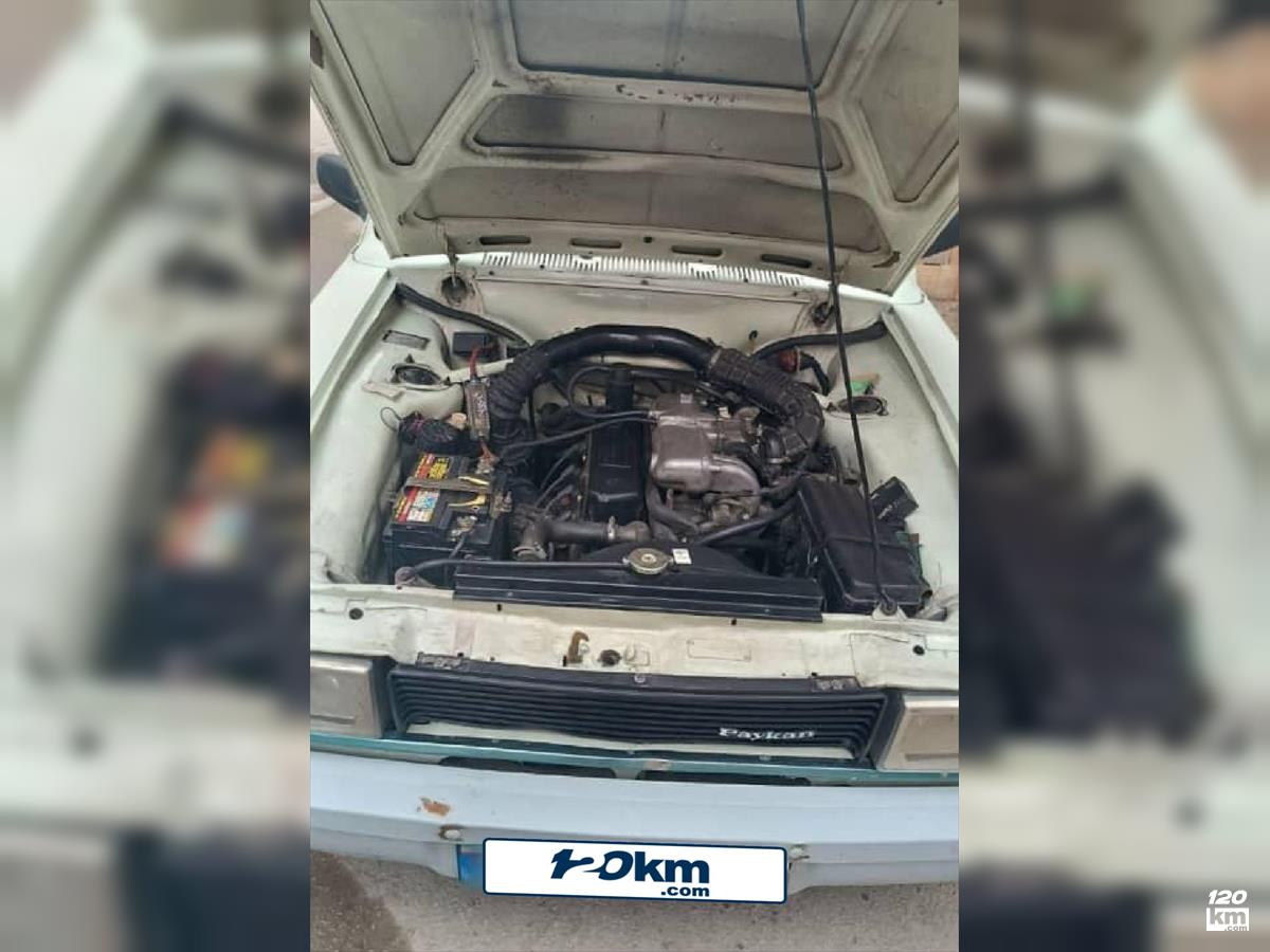 فروش پیکان وانت ۱۳۹۱ دوگانه سوز (کم کارکرد) سفید دو لکه رنگ سنندج (۲ آذر ۱۴۰۴)