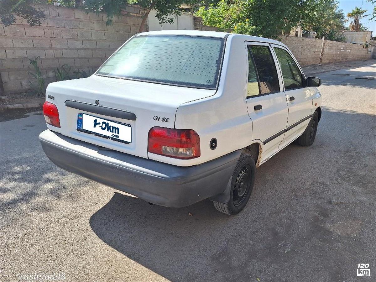 فروش پراید 131 SE ۱۳۹۶ دوگانه سوز سفید چند لکه رنگ اهواز کمپلو شمالی (لشکر) (۳ آذر ۱۴۰۴)