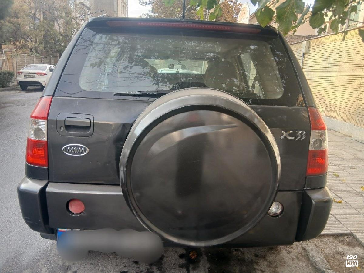 فروش ام وی ام X33 ۱۳۹۰ خاکستری چند لکه رنگ مشهد بلوار فردوسی (۵ آذر ۱۴۰۴)