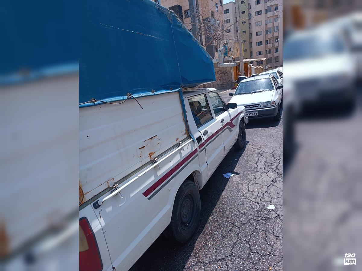 فروش مزدا وانت دو کابین ۱۳۹۴ سفید یک لکه رنگ شیراز گلدشت حافظ (۷ آذر ۱۴۰۴)