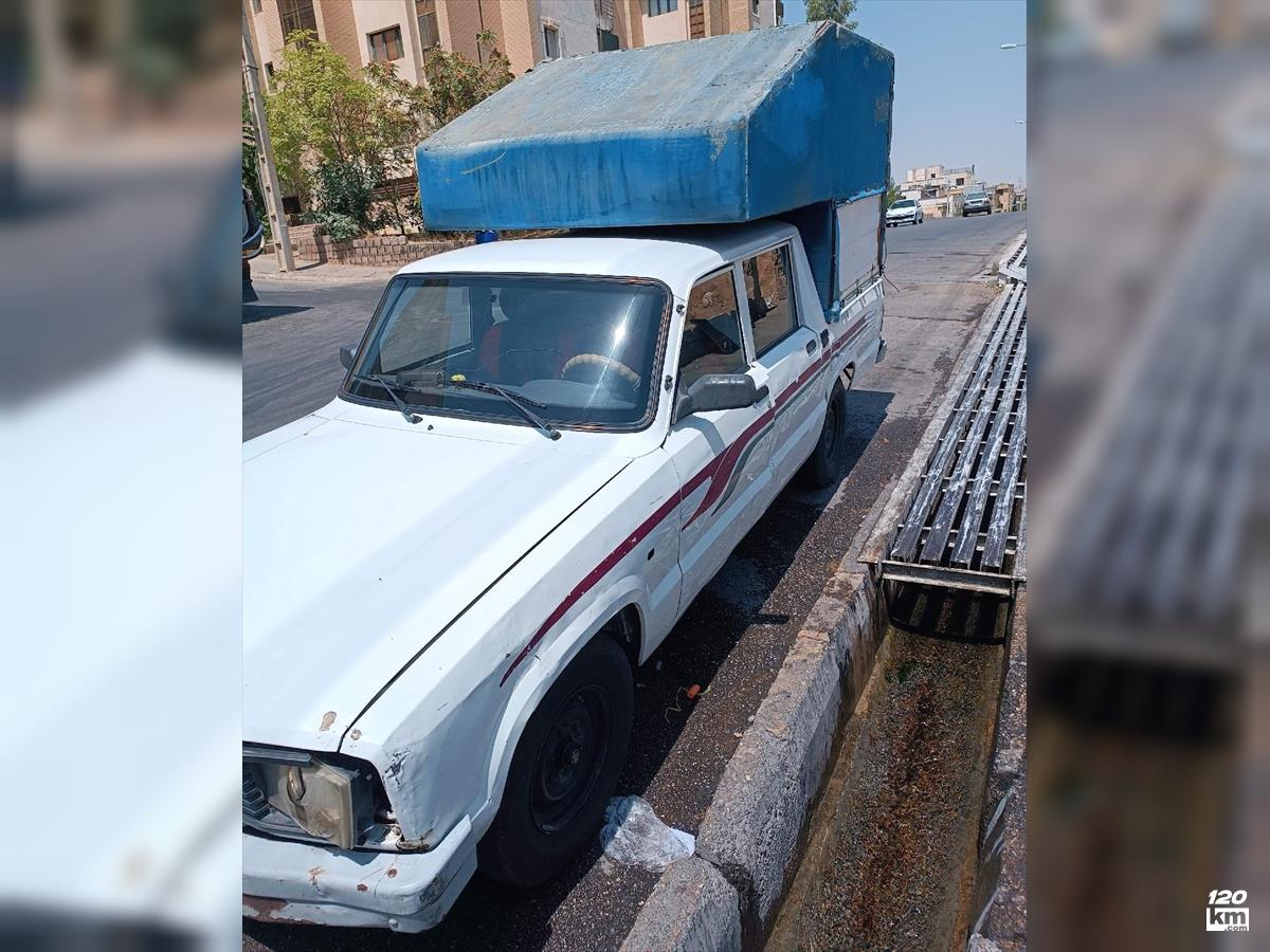 فروش مزدا وانت دو کابین ۱۳۹۴ سفید یک لکه رنگ شیراز گلدشت حافظ (۷ آذر ۱۴۰۴)