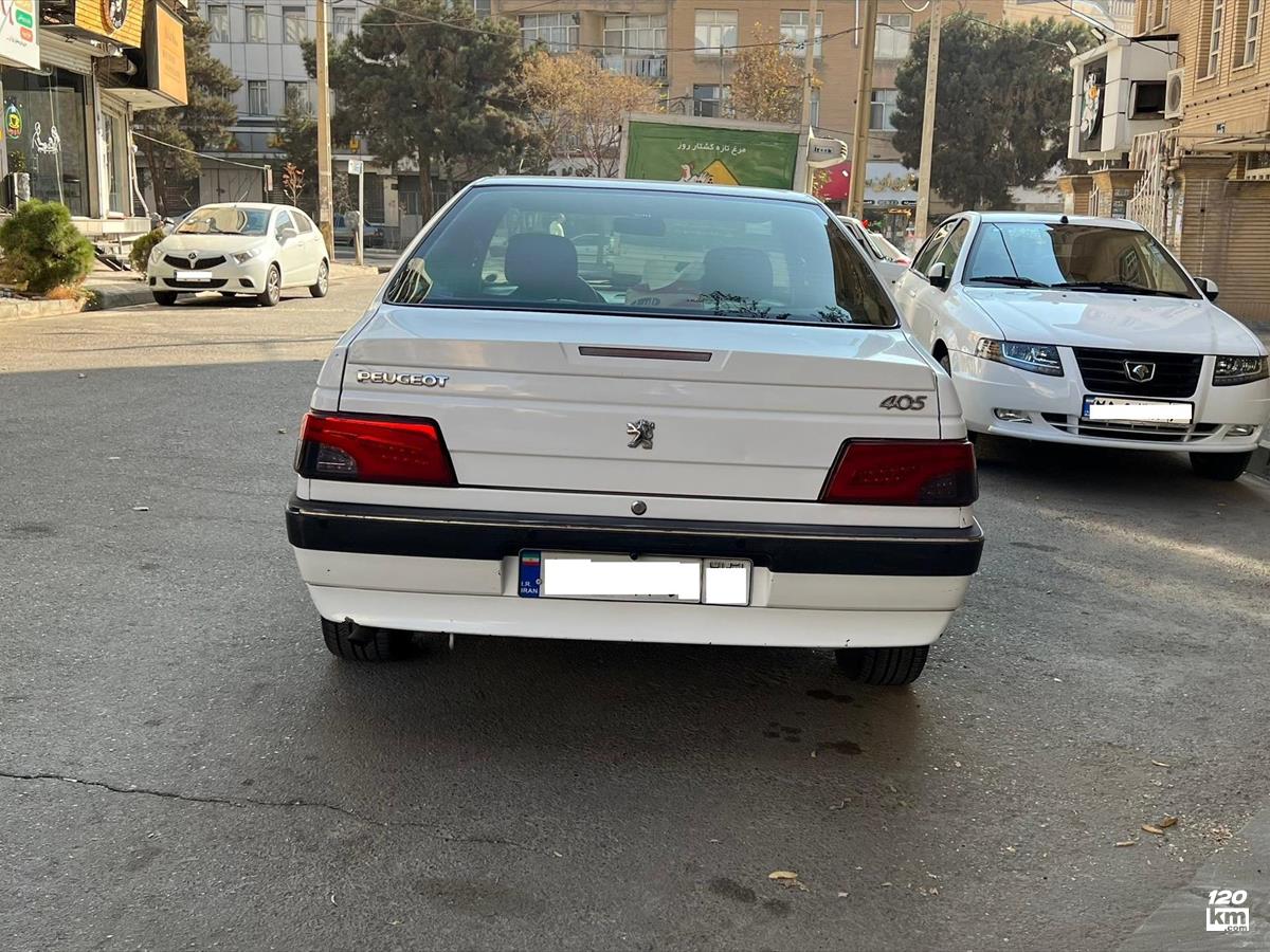 فروش پژو 405 SLX ۱۳۹۴ سفید بدون رنگ تهران جنت آباد (۹ آذر ۱۴۰۴)
