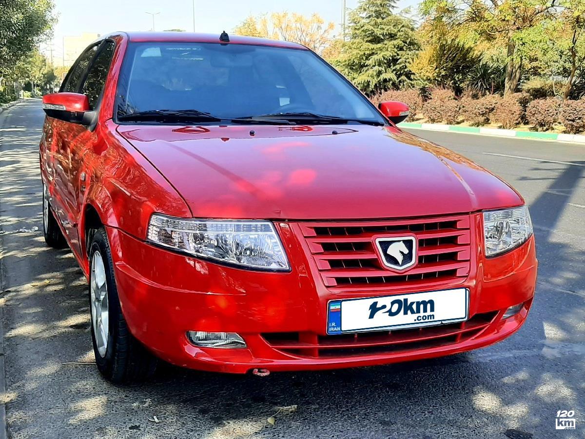 فروش سمند سورن ELX ۱۳۹۱ قرمز دو لکه رنگ کرج گلشهر (۱۳ آذر ۱۴۰۴)