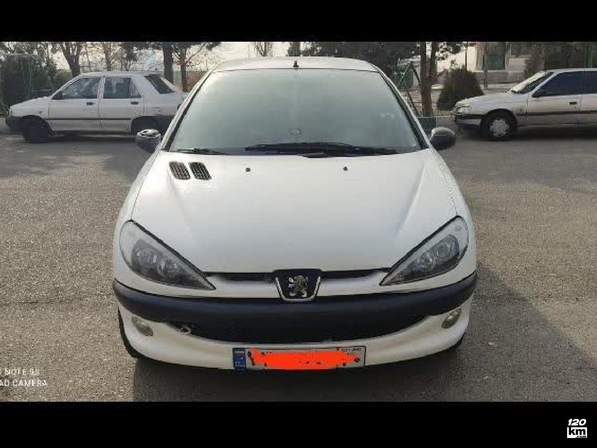 فروش پژو 206 تیپ 2 ۱۳۹۹ سفید چند لکه رنگ تهران لویزان (۱۴ آذر ۱۴۰۴)