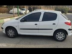 120km.com | فروش پژو، 206، تیپ 2، مدل ۱۳۹۹، سفید، تهران، لویزان