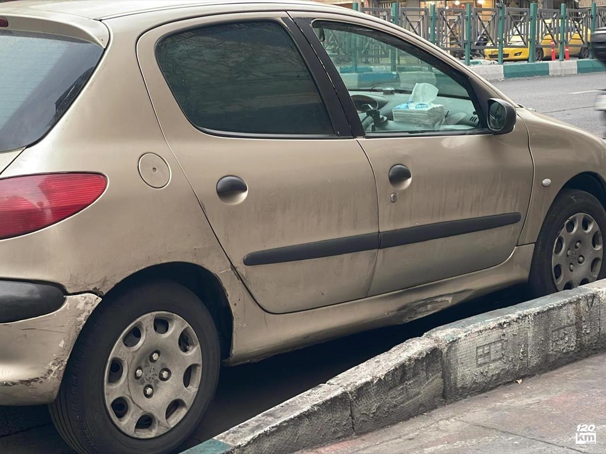 فروش پژو 206 تیپ 2 ۱۳۸۳ بژ کاپوت تعویض تهران میرداماد (۱۹ آذر ۱۴۰۴)