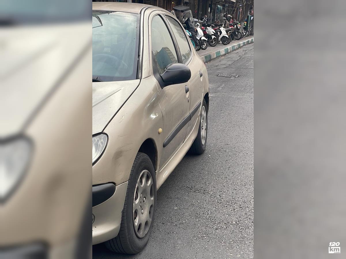 فروش پژو 206 تیپ 2 ۱۳۸۳ بژ کاپوت تعویض تهران میرداماد (۱۹ آذر ۱۴۰۴)