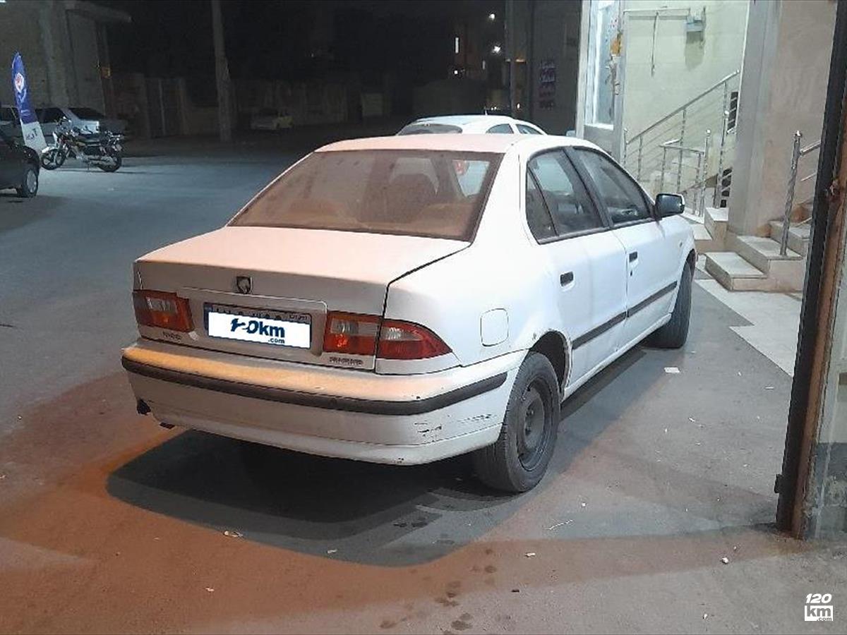 فروش سمند LX EF7 ۱۳۹۶ دوگانه سوز سفید گلگیر تعویض یزد ابرکوه (۱۹ آذر ۱۴۰۴)